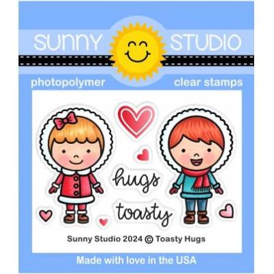 Sunny Studios Stempel - Toasty Hugs